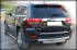 Jeep Grand Cherokee 2010-2013 г.в.-Защита заднего бампера радиусная двойная d-76х40 (овальная труба)